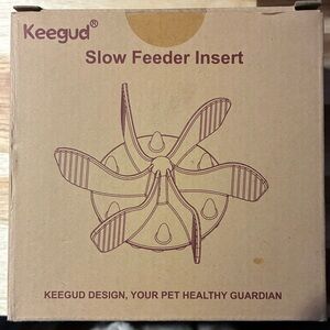 Slow Feeder Dog Bowl Insert